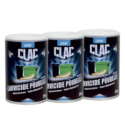 3 X Larvicide pour Mouche - Poubelles et Conteneurs 250g Granulés solubles