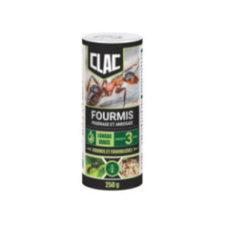 Fourmis - Poudre Utilisable À Sec Ou Mouillable (Cyperméthrine 1%) - Pot De 250 G - Flacon Poudreur