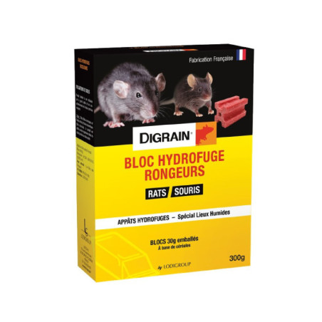 DIGRAIN® Bloc Hydrofuge Rongeurs 300g
